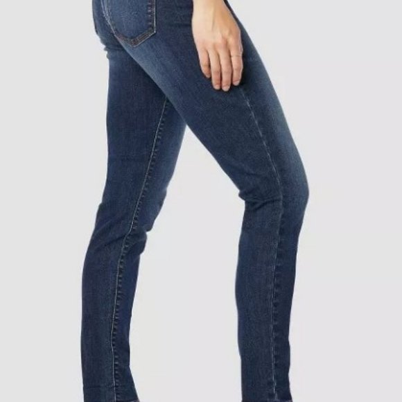 Levi's Denizen Women's Size 18 W34 High Rise Ankle Skinny Jeans Dark Sculpting - Picture 6 of 7